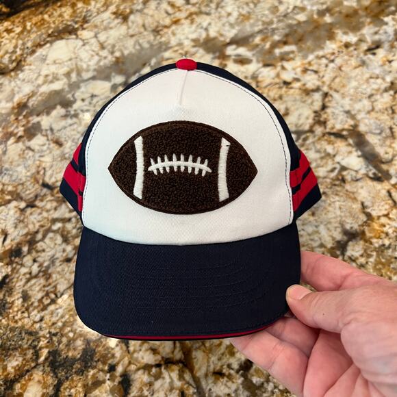 NWT Gymboree Grey, Navy & Red Football Top & Football Baseball Hat - Picture 5 of 10